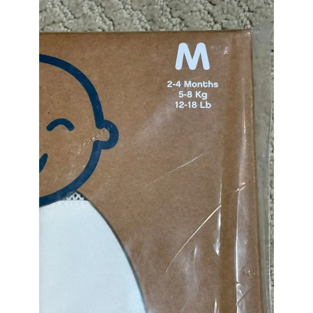 Organic Cotton White SNOO Sleep Sack Medium 2-4 mo 12-18 lb NEW